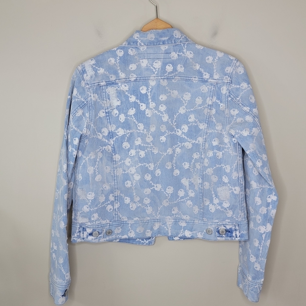 Ralph Lauren Black Label | Floral Denim Jacket - Picture 4 of 7